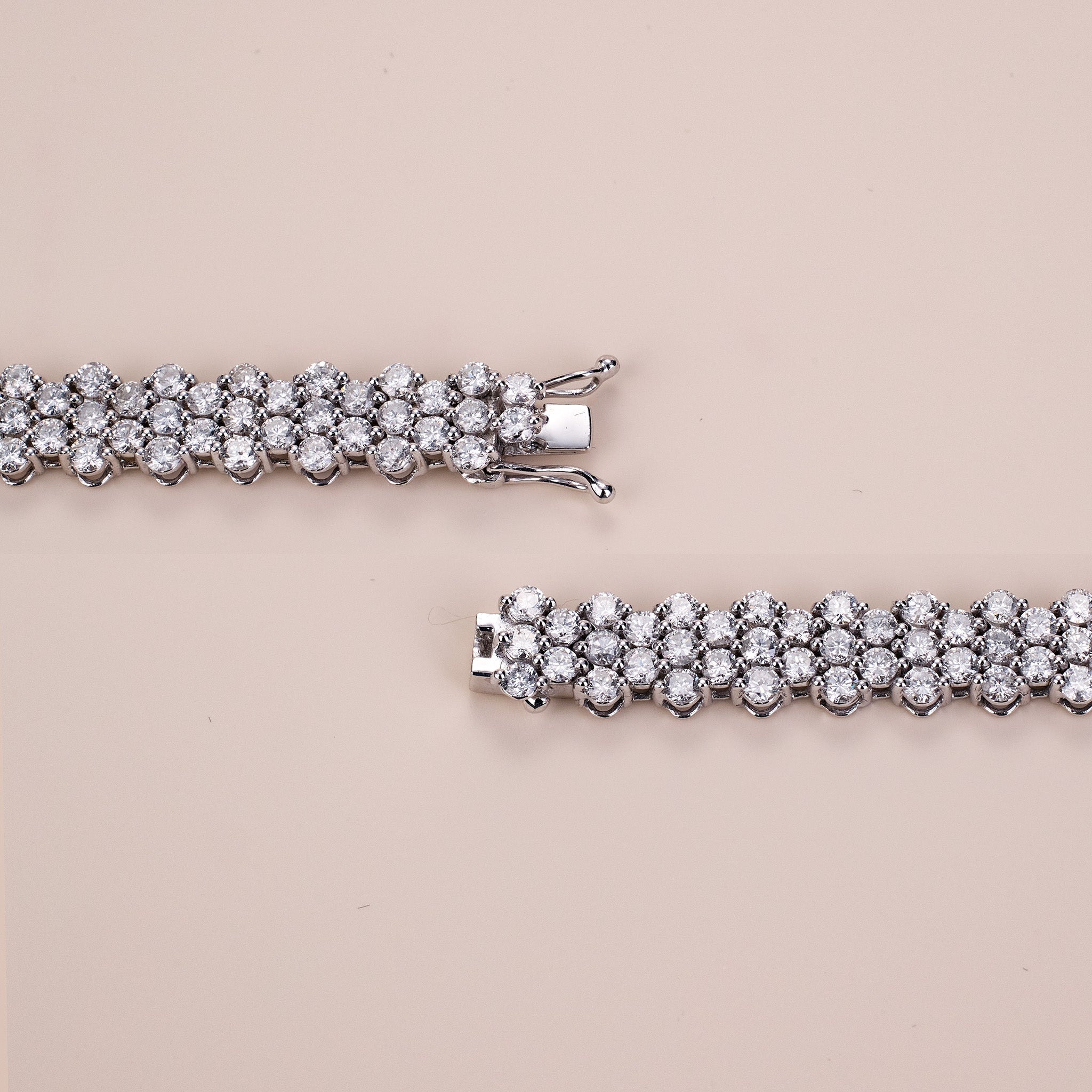 7.61ct.tw. Diamond Bracelet in 18K Gold - Jewelry And Store