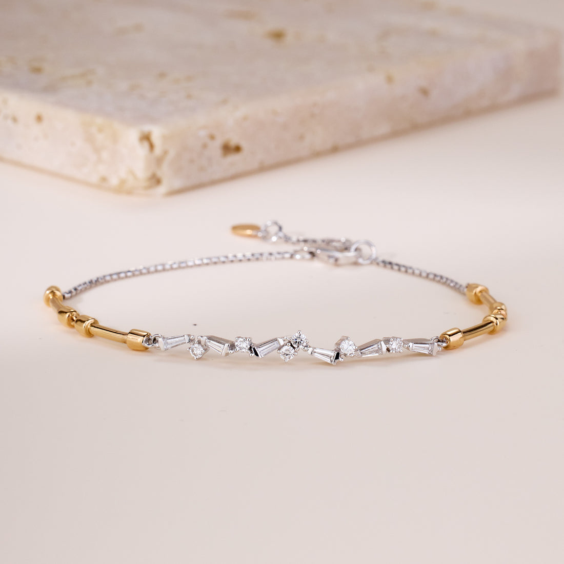 0.43ct.tw. Diamond Bracelet in 18K Gold - Jewelry And Store