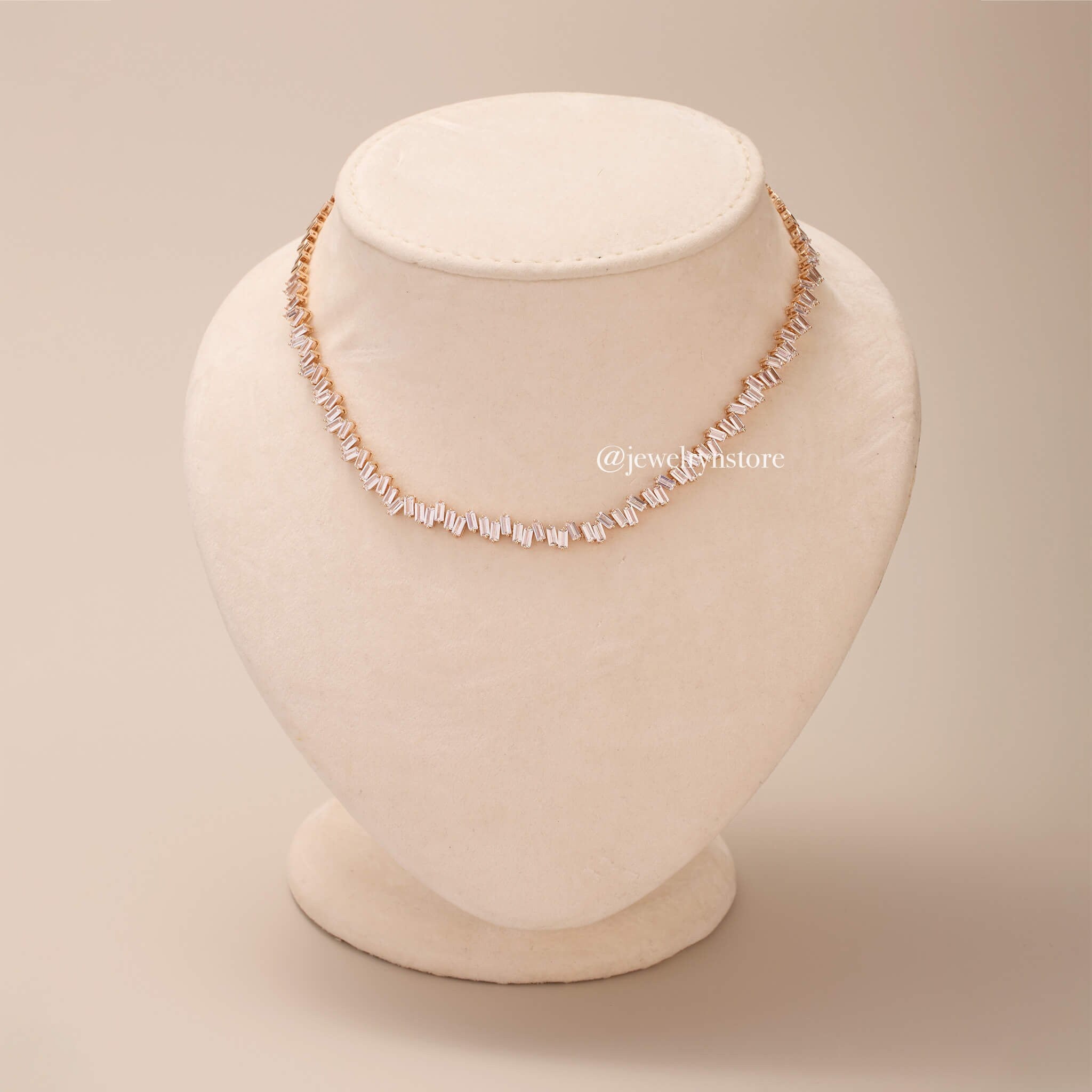 925 Silver Diamond Tennis Necklace