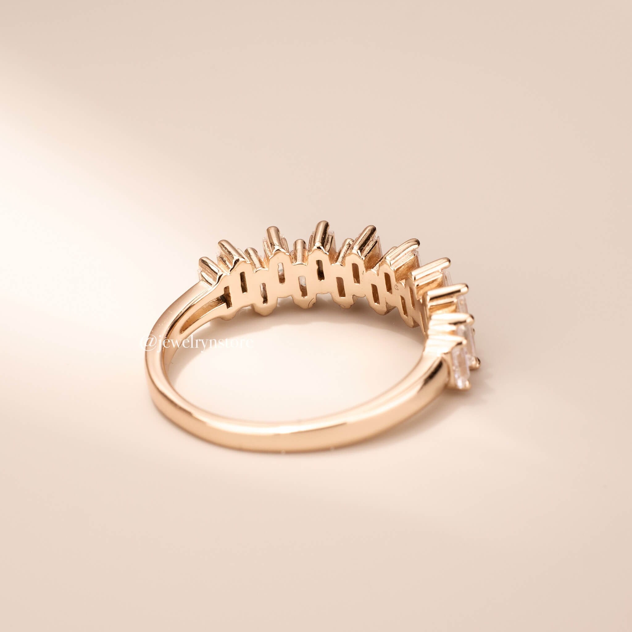 925 Silver Half-Eternity Ring