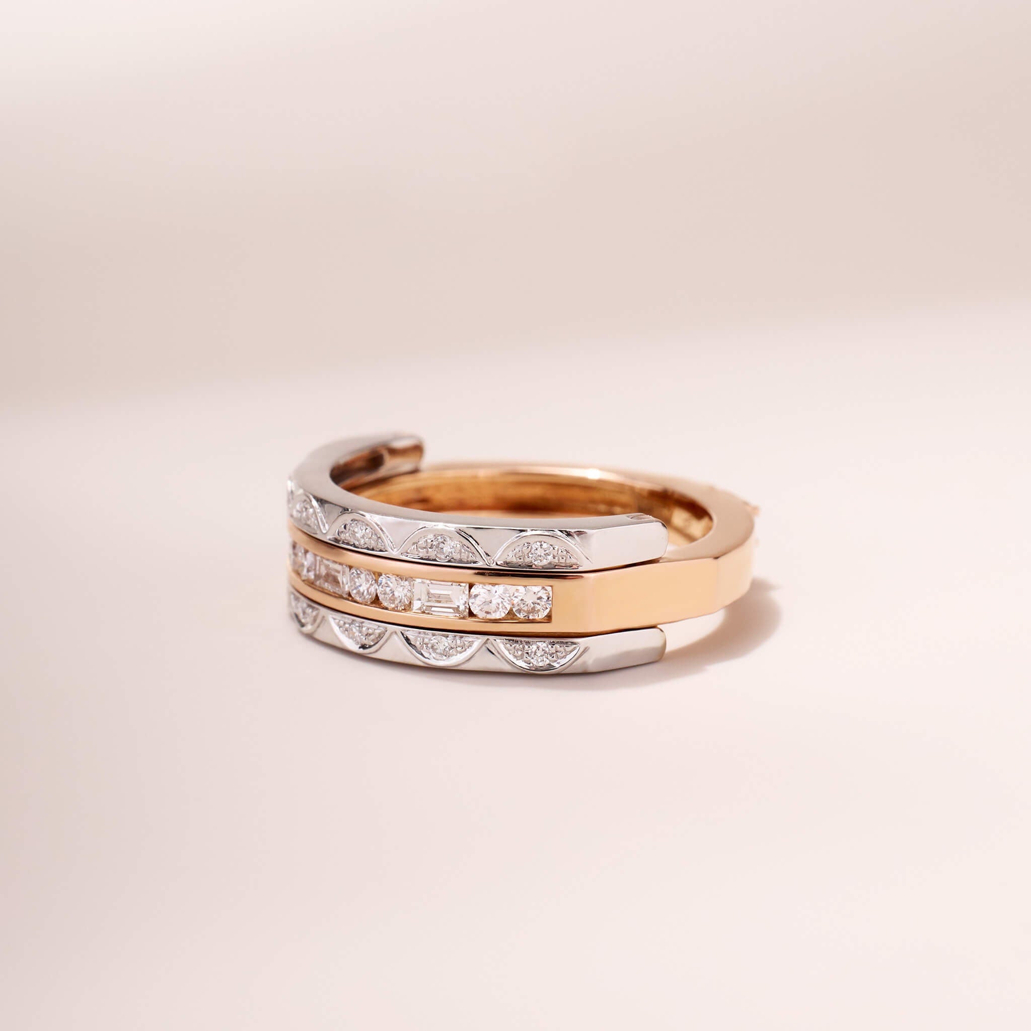 Two - Flips Diamond Ring（1 Rings with 6 Styles) - Jewelry And Store
