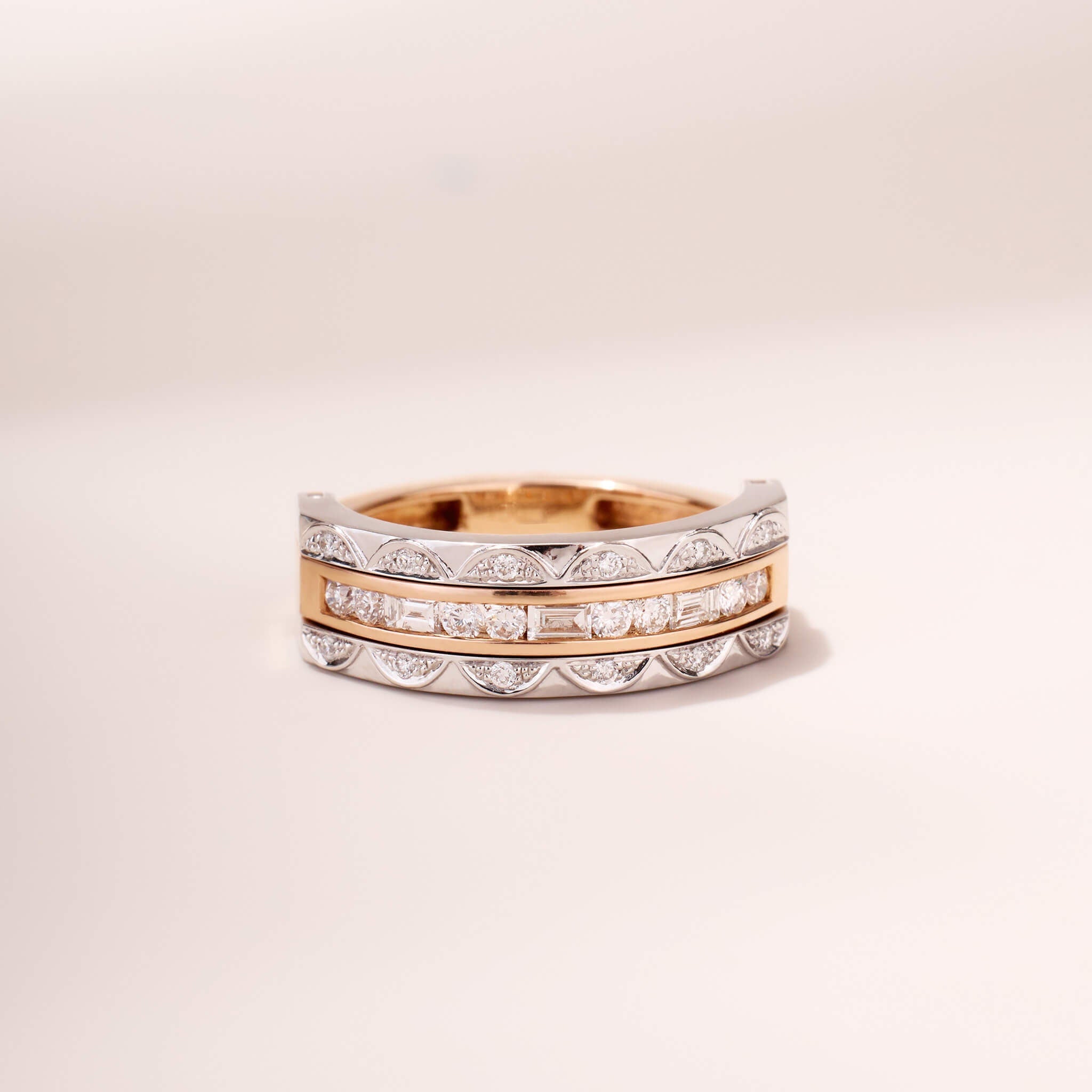 Two - Flips Diamond Ring（1 Rings with 6 Styles) - Jewelry And Store
