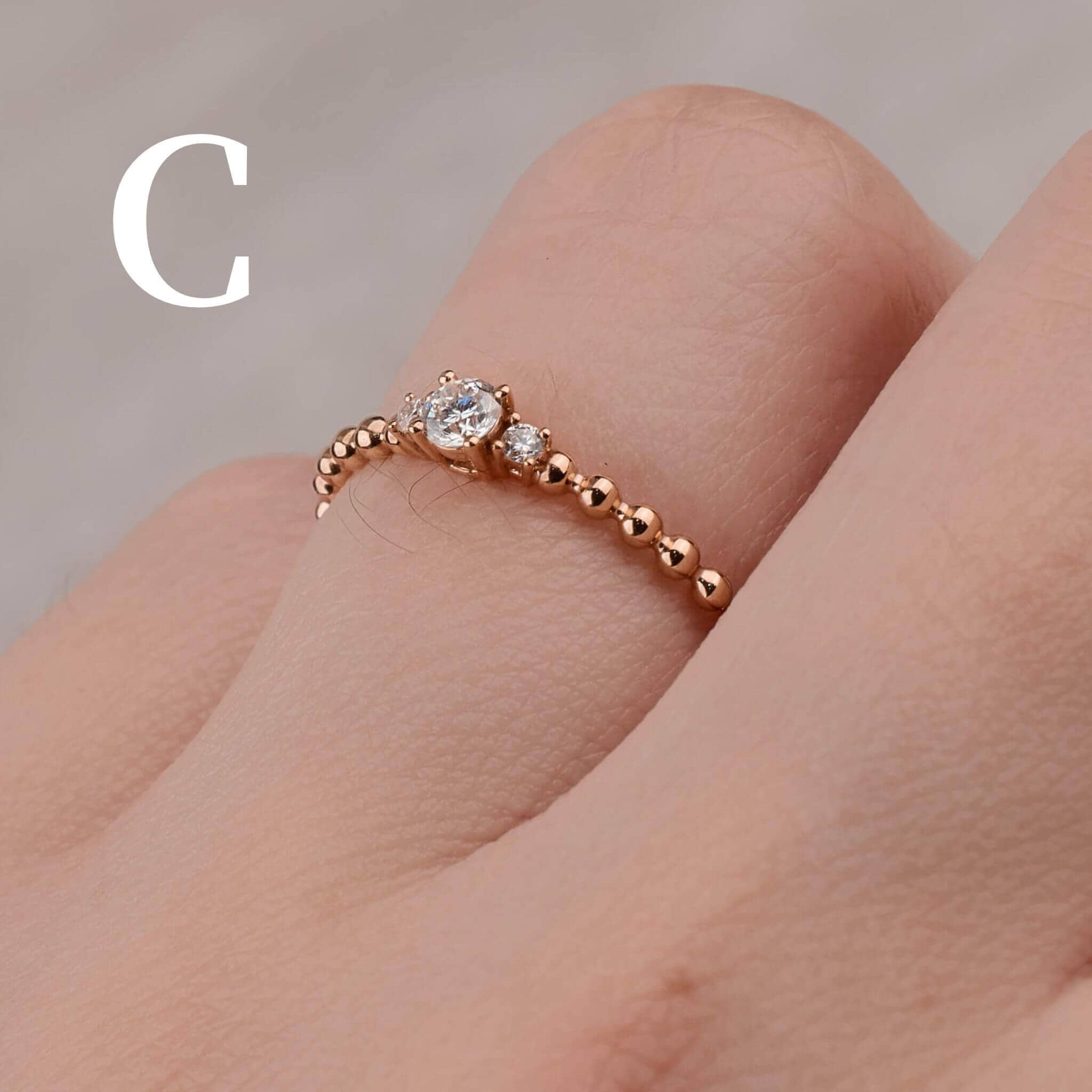 Baguette Diamond Ring in 18K Gold - Jewelry And Store