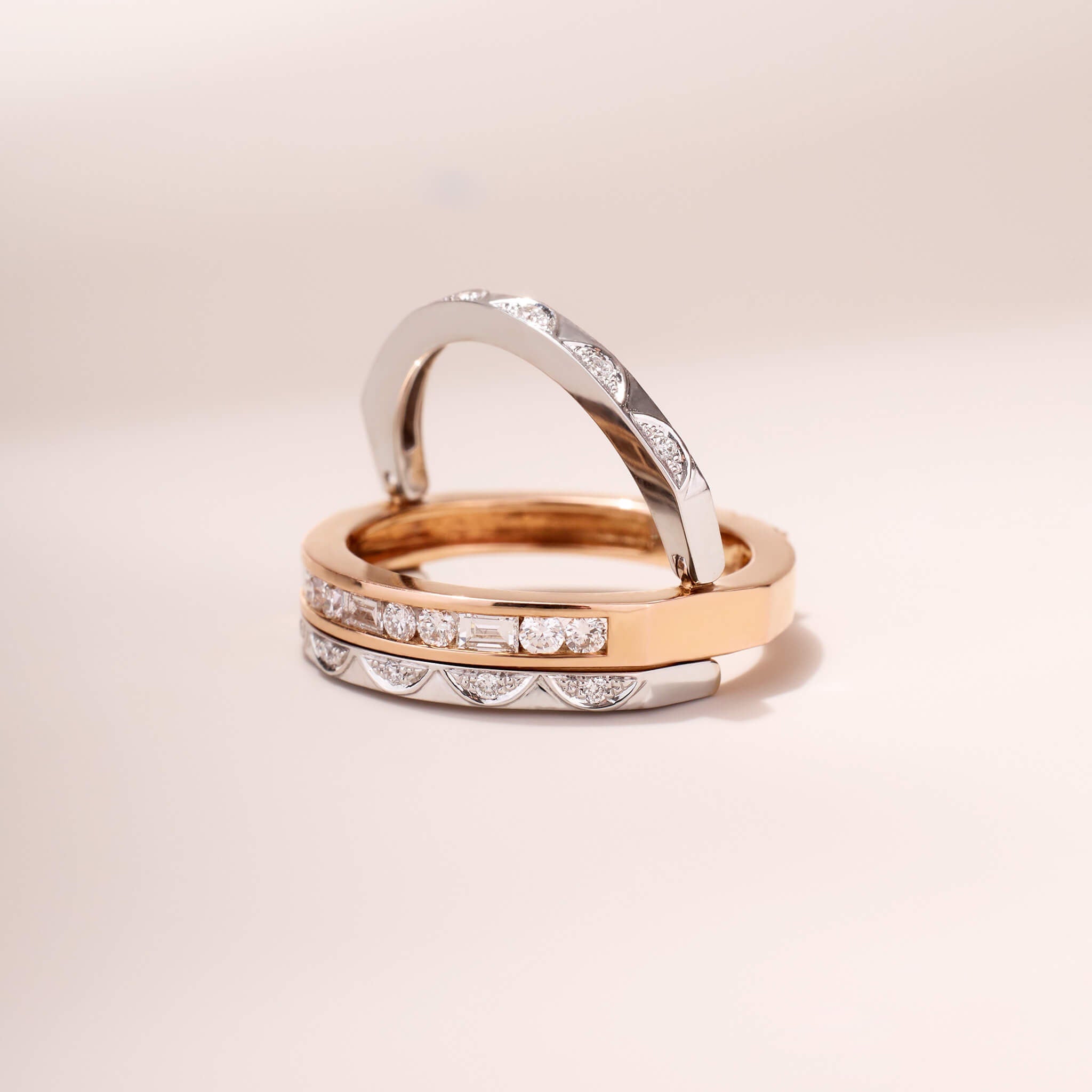 Two - Flips Diamond Ring（1 Rings with 6 Styles) - Jewelry And Store