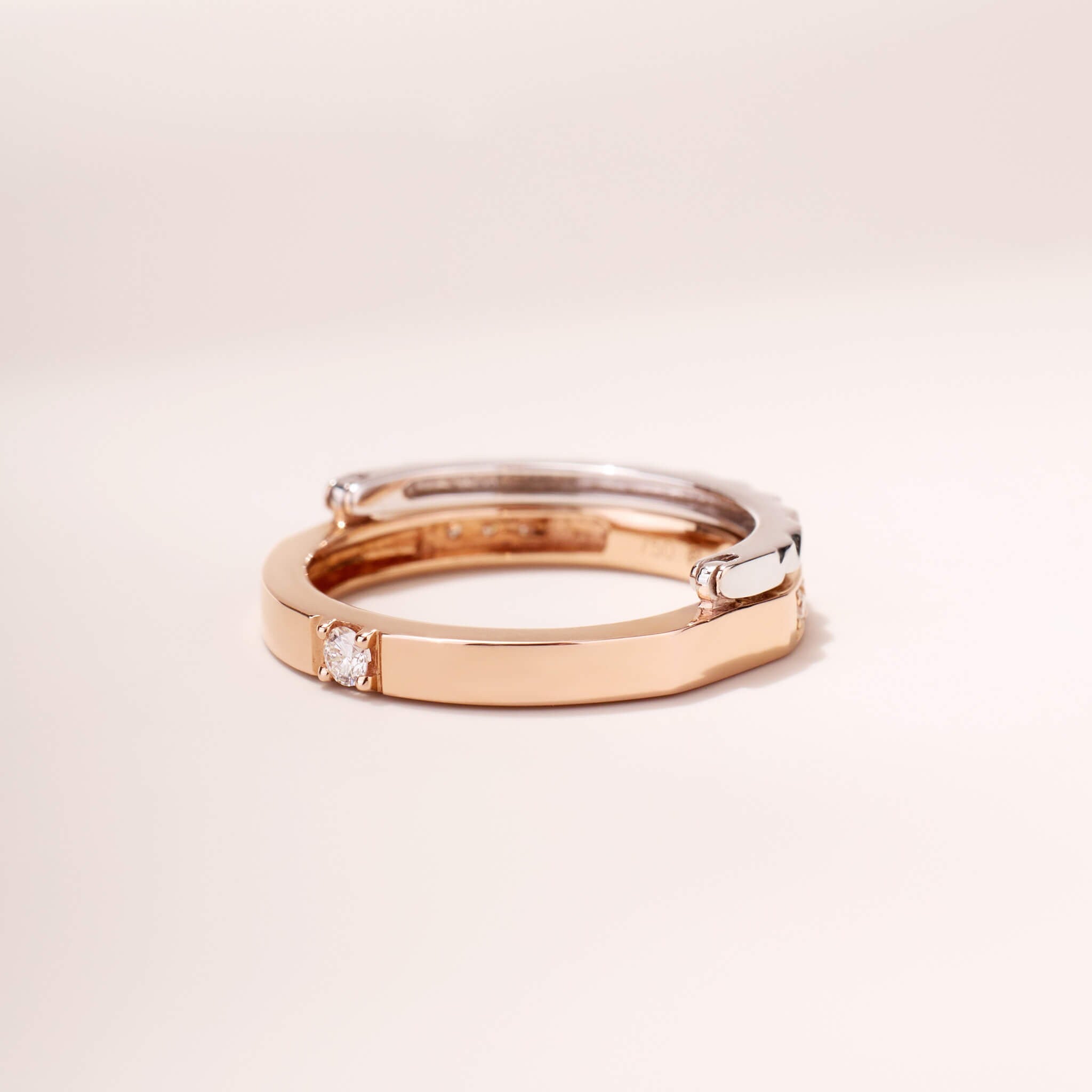 One - Flip Diamond and Sapphire Ring（1 Rings with 4 Styles) - Jewelry And Store