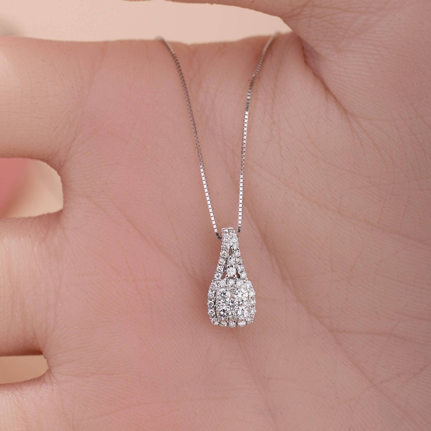 0.31 ct.tw. Natural Diamond Pendant - Jewelry And Store