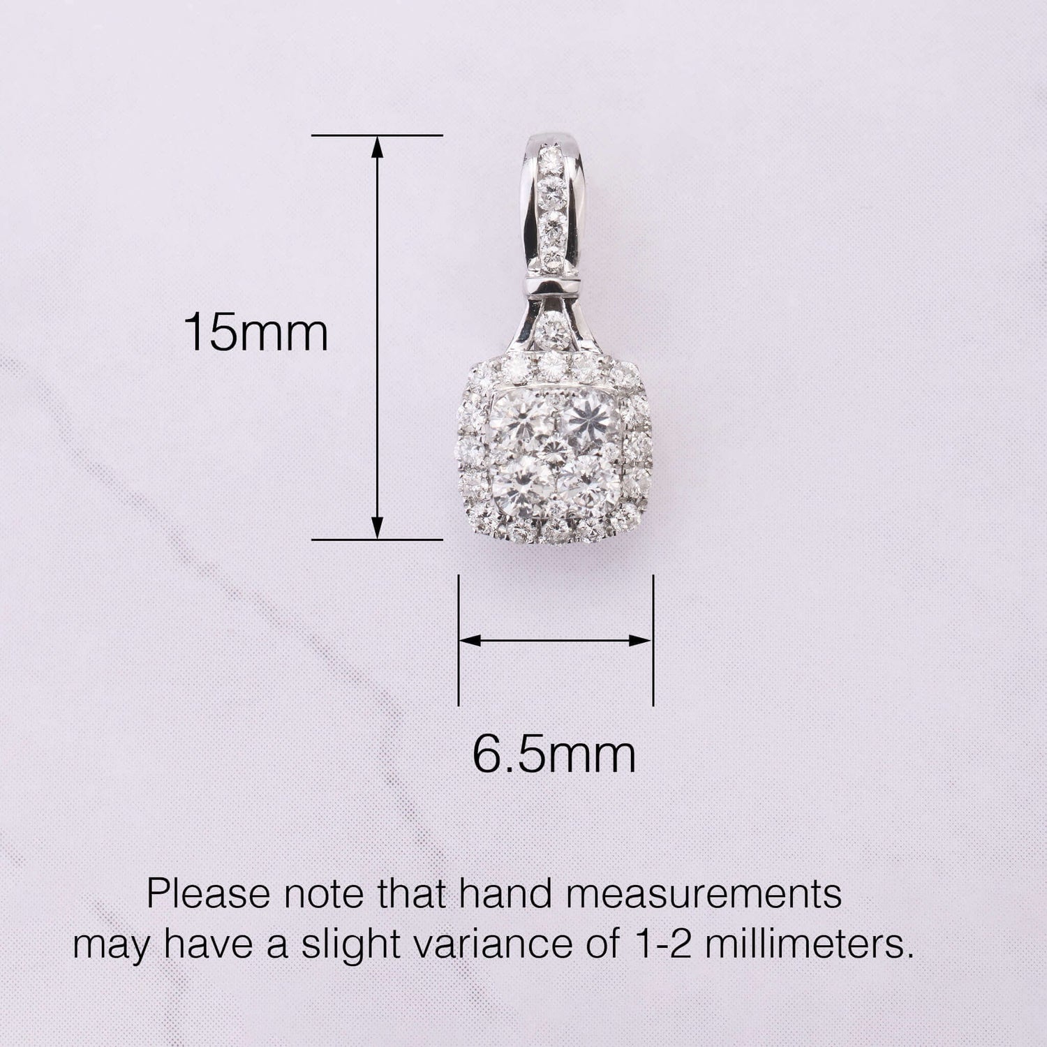 0.49 ct.tw. Natural Diamond Pendant in 14K Gold - Jewelry And Store