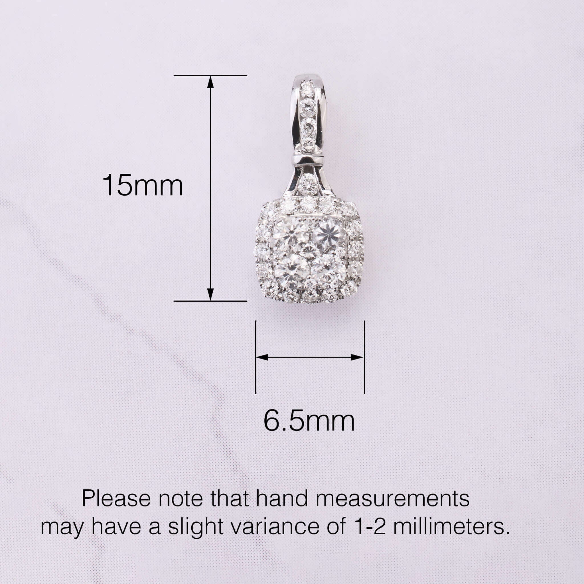 0.49 ct.tw. Natural Diamond Pendant in 14K Gold - Jewelry And Store