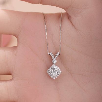 0.51 ct.tw. Natural Diamond Pendant in 14K Gold - Jewelry And Store