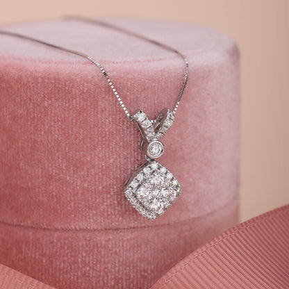 0.51 ct.tw. Natural Diamond Pendant in 14K Gold - Jewelry And Store