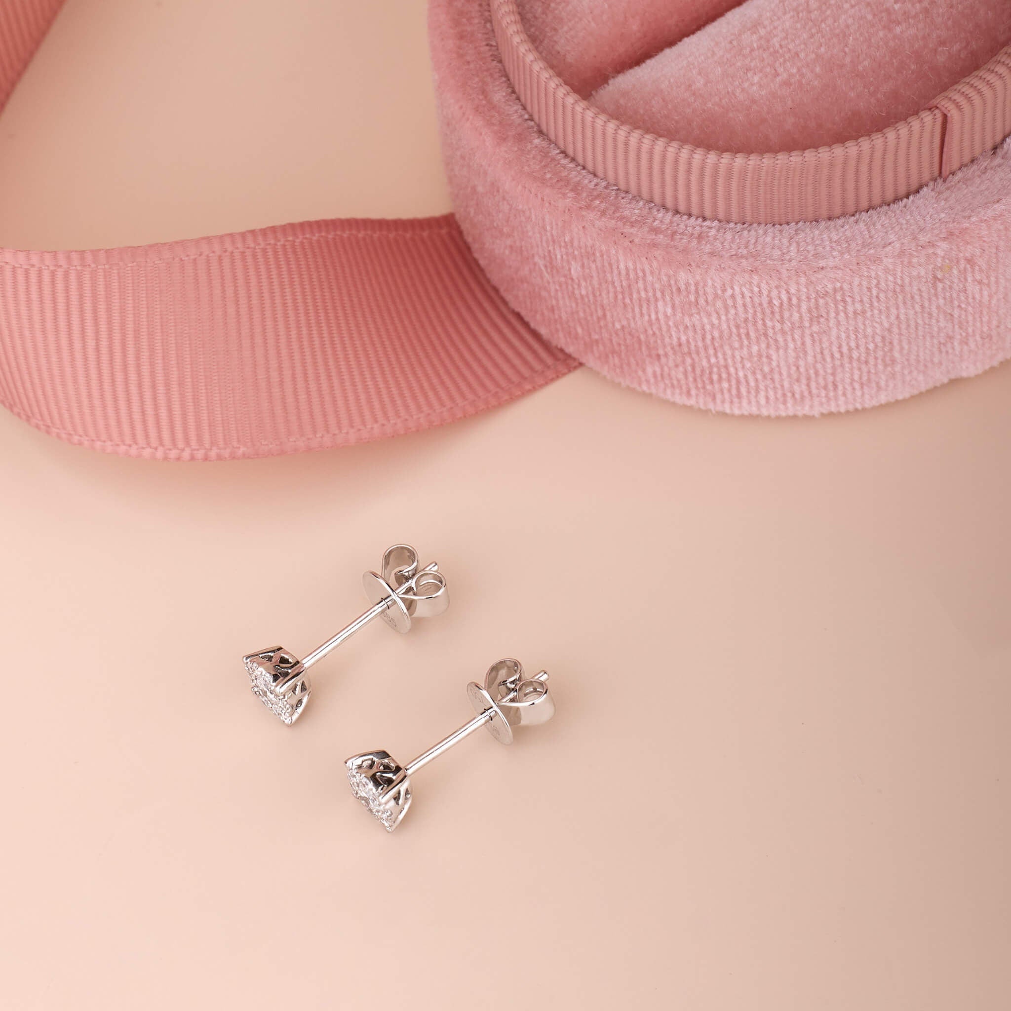 Classic Diamond Cluster Earrings - Jewelry And Store