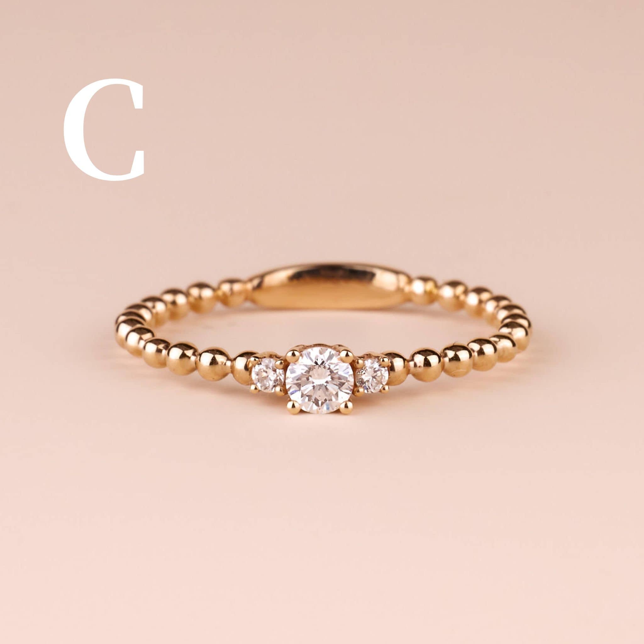 Baguette Diamond Ring in 18K Gold - Jewelry And Store