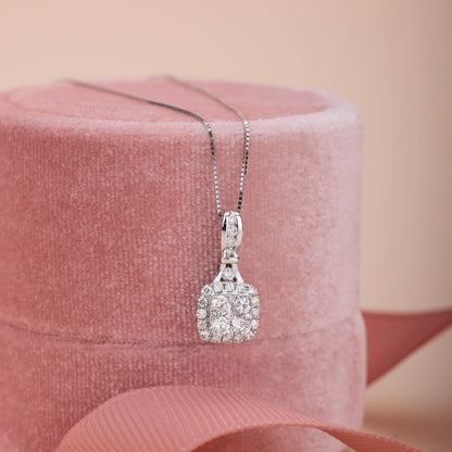 0.49 ct.tw. Natural Diamond Pendant in 14K Gold - Jewelry And Store