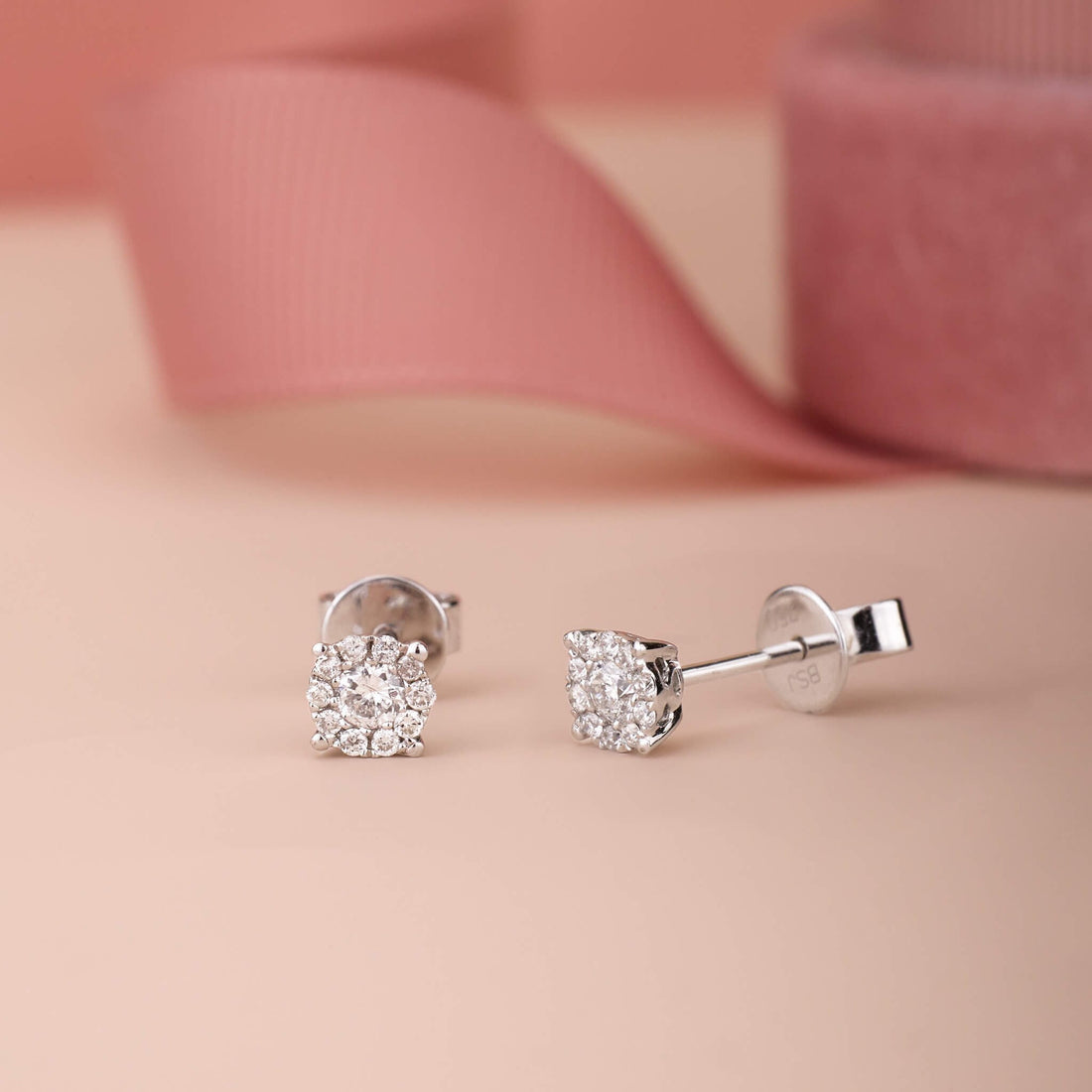 Classic Diamond Cluster Earrings - Jewelry And Store