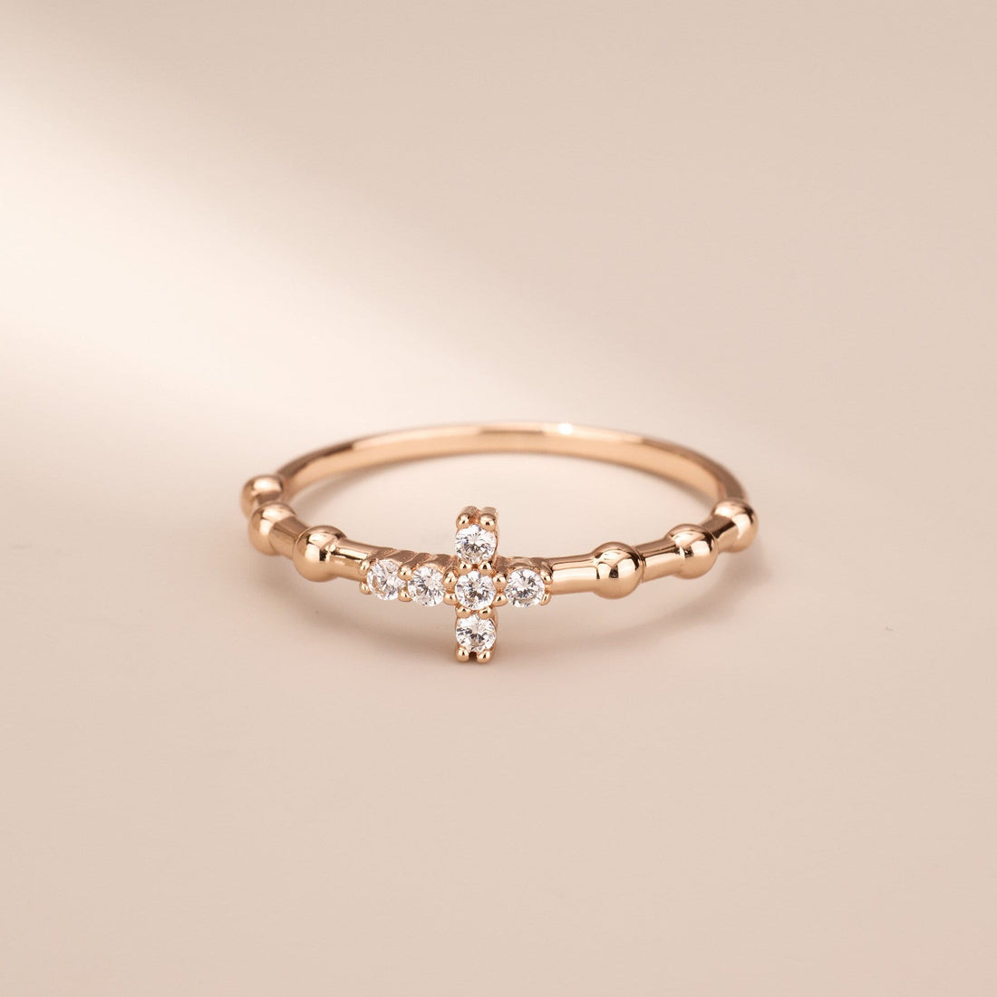 925 Silver Minimalist Cross Ring - Jewelry And Store