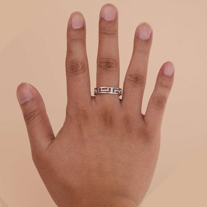 18K Gold Unisex Diamond Band Ring