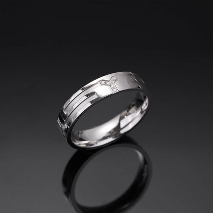 18K Gold Unisex Diamond Band Ring - Jewelry And Store