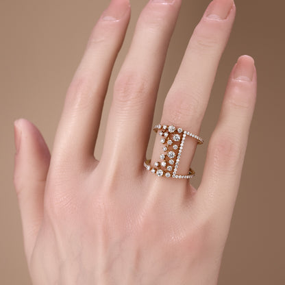 1.18ct.tw Luxury Diamond Ring in 18K Gold - Jewelry And Store
