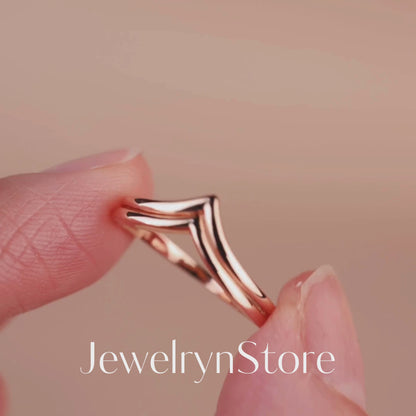925 Silver Minimalist Contour Ring