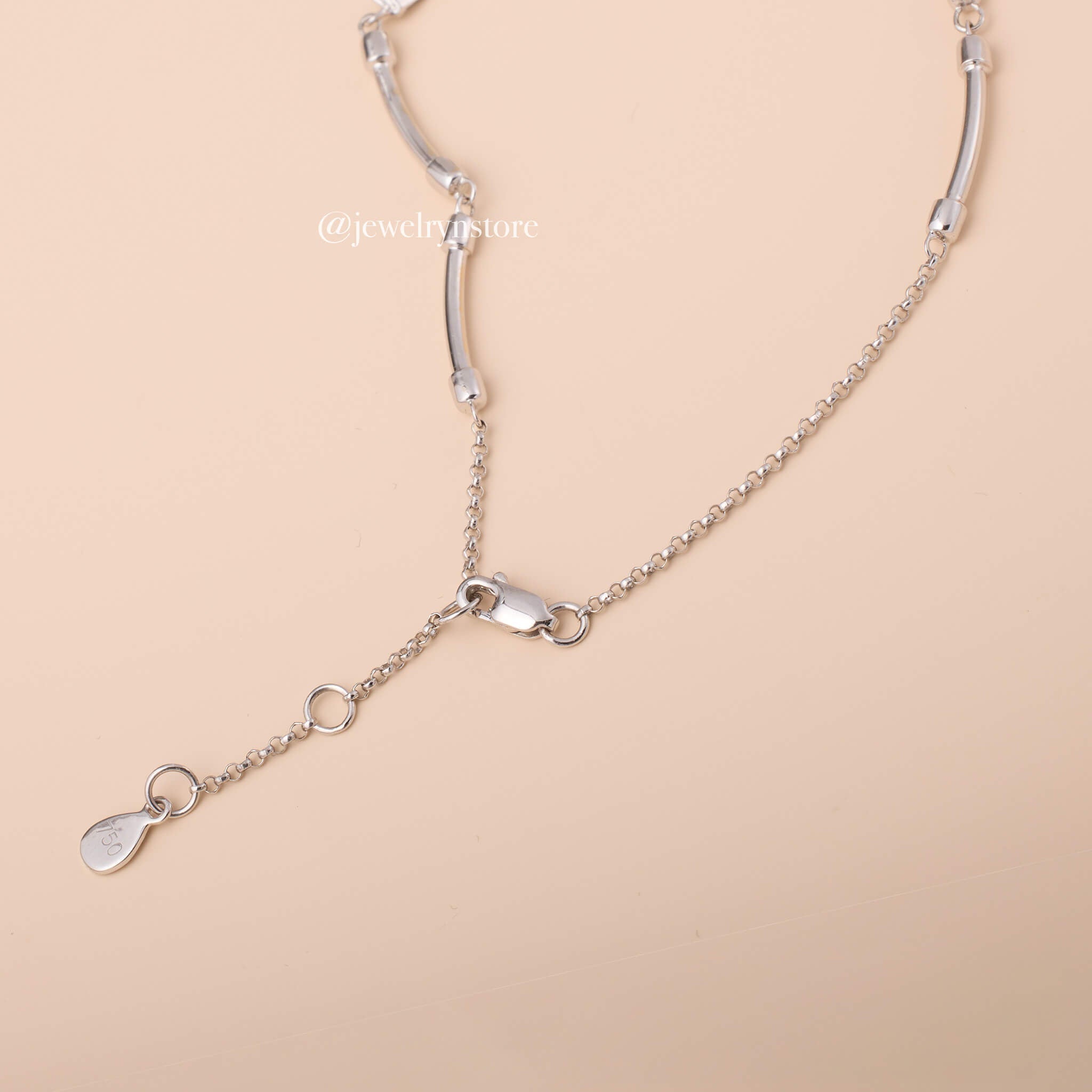 18K Natural Diamond Petite Bracelet - Jewelry And Store