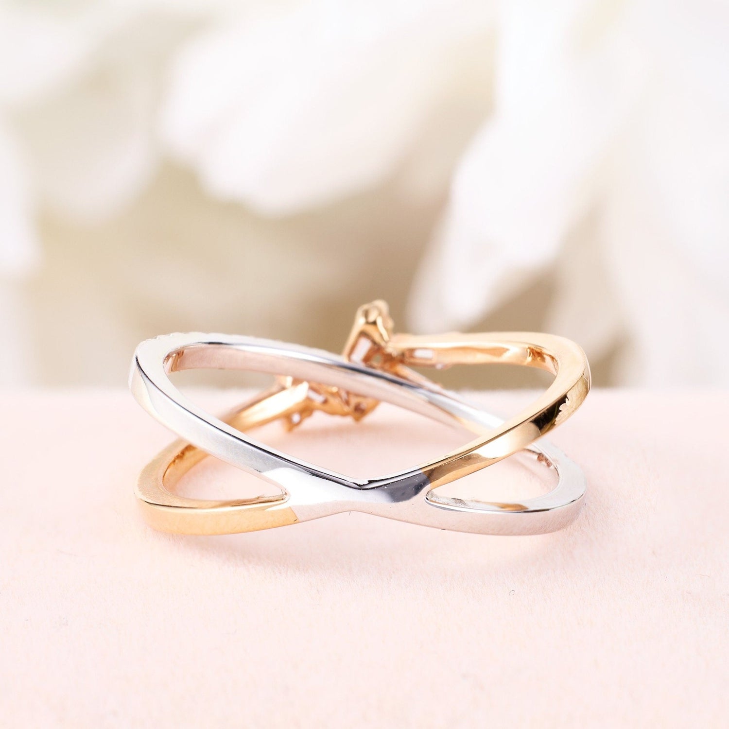 Orbit - Style Split Shank Diamond Ring - Jewelry And Store