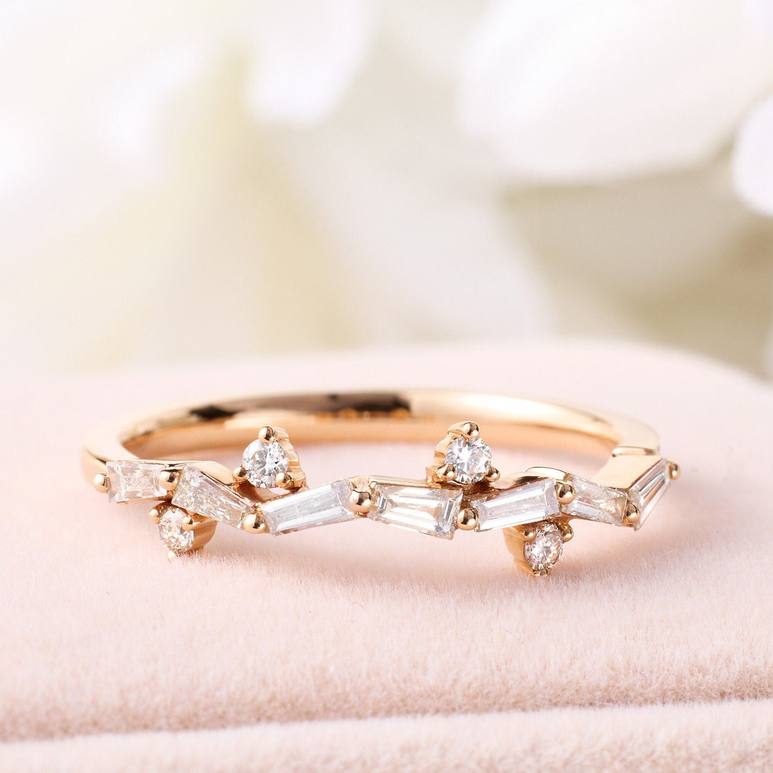 Petite Diamond and Gemstone Stackable Ring