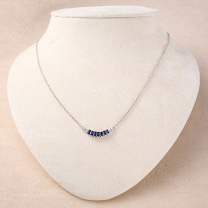 Diamond Graduating Curved Necklace - Jewelry And Store