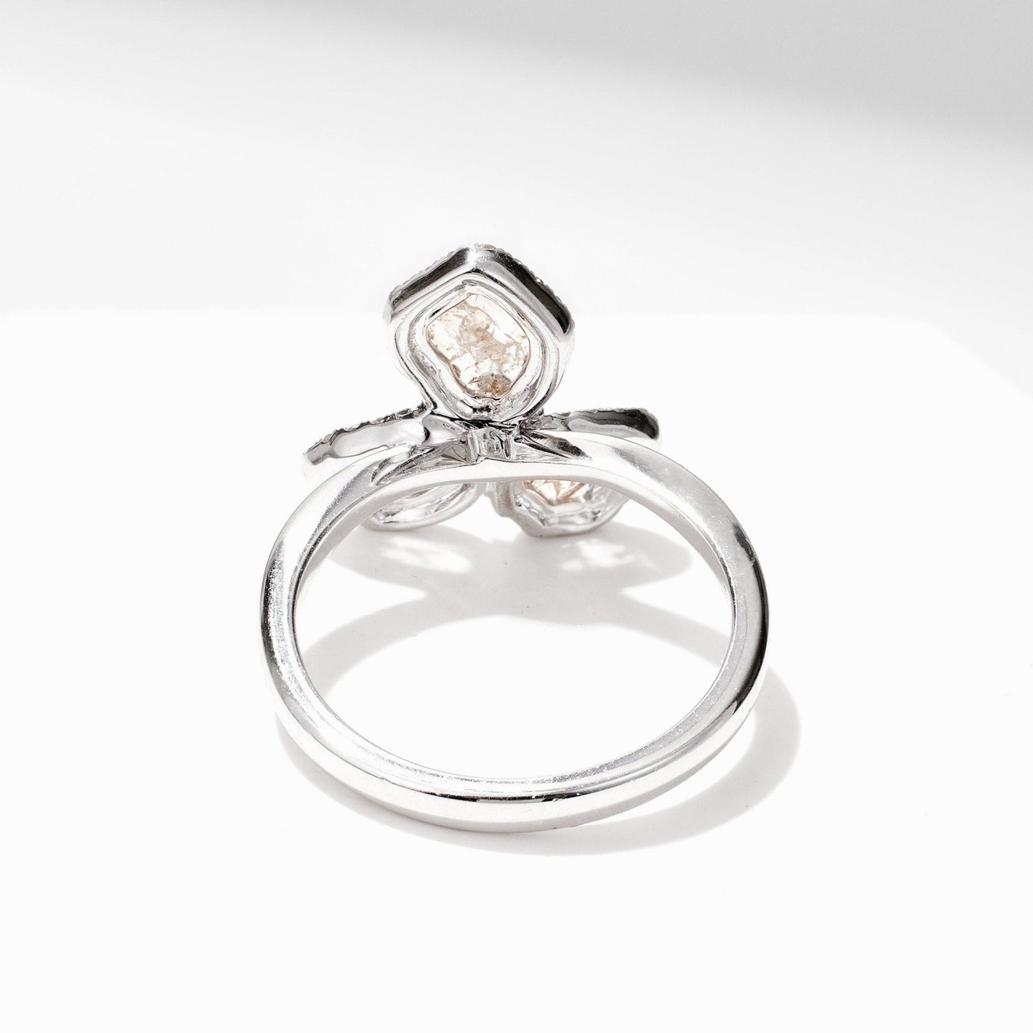Slice Diamond Flower Ring - Jewelry And Store