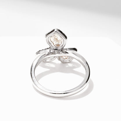 Slice Diamond Flower Ring - Jewelry And Store